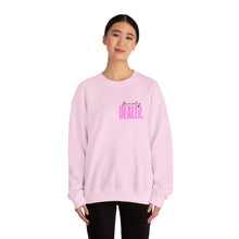 Load image into Gallery viewer, BEAUTY DEALER PINK ! Crewneck Sweatshirt Unisex Heavy Blend™