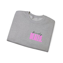 Load image into Gallery viewer, BEAUTY DEALER PINK ! Crewneck Sweatshirt Unisex Heavy Blend™