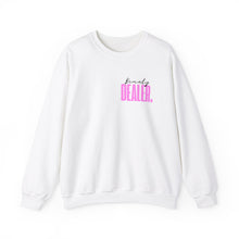 Load image into Gallery viewer, BEAUTY DEALER PINK !         Crewneck Sweatshirt  Unisex Heavy Blend™
