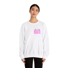 Load image into Gallery viewer, BEAUTY DEALER PINK !         Crewneck Sweatshirt  Unisex Heavy Blend™
