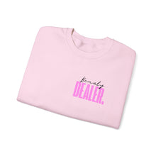 Load image into Gallery viewer, BEAUTY DEALER PINK !         Crewneck Sweatshirt  Unisex Heavy Blend™
