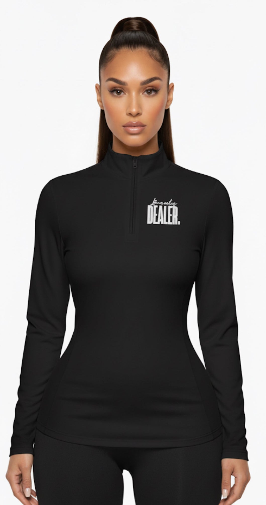 Beauty Dealer® Ladies Quarter-Zip Pullover